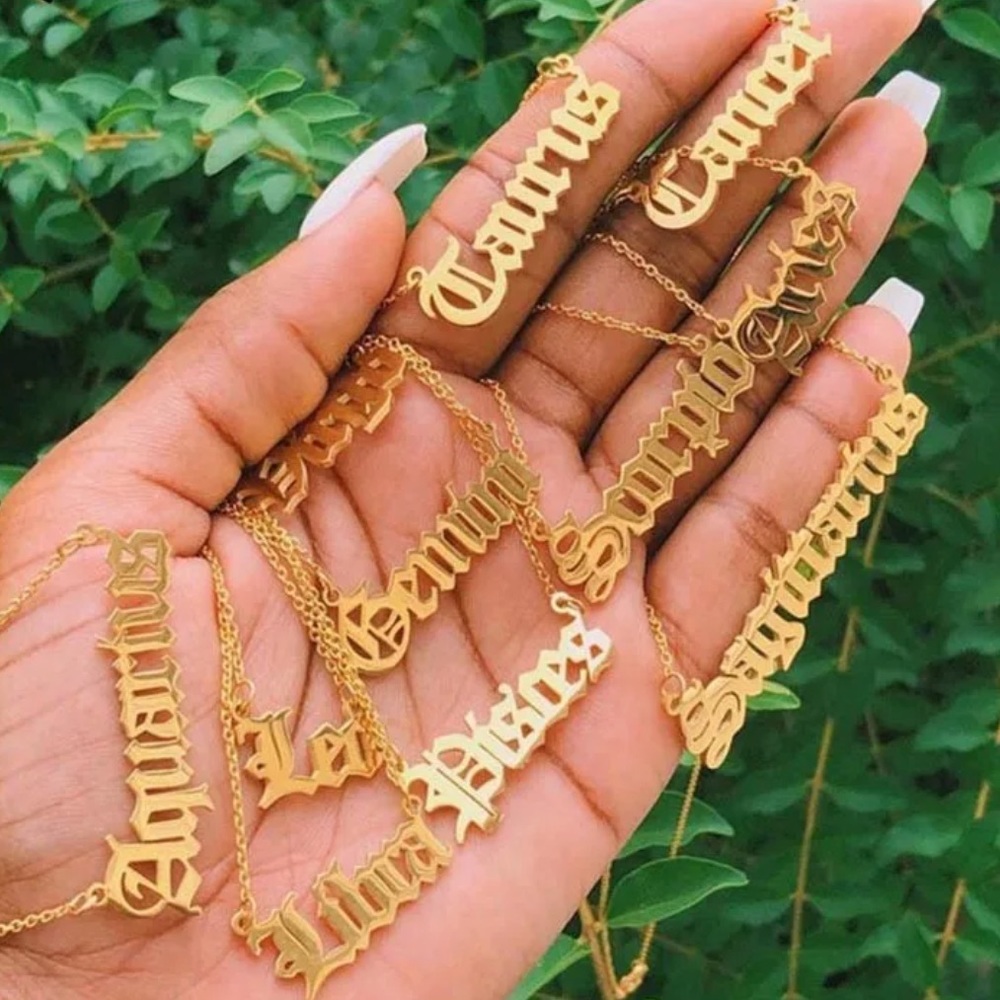Gold Plated Stainless Steel Necklace